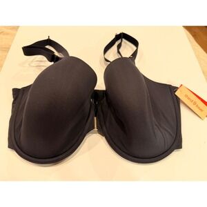 ThirdLove 24/7 Classic Uplift Plunge Bra Black 36G NWT Memory Foam Gold Hardware